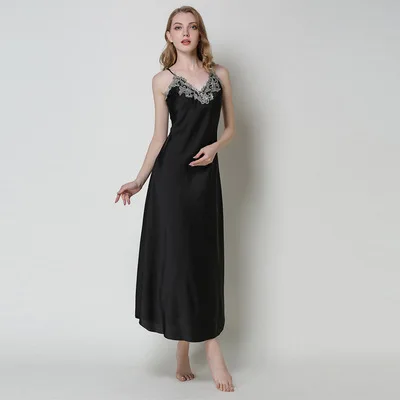 

2021 New Fashion Women Pijamas Dress Sexy Nighty for Honeymoon Night Dresses for Woman, Wine, white, black, pink, navy, or customized color