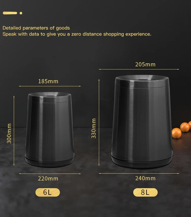 product-BoXin -High quality indoor eco friendly dustbin hotel waste bin and bathroom bin trash for k