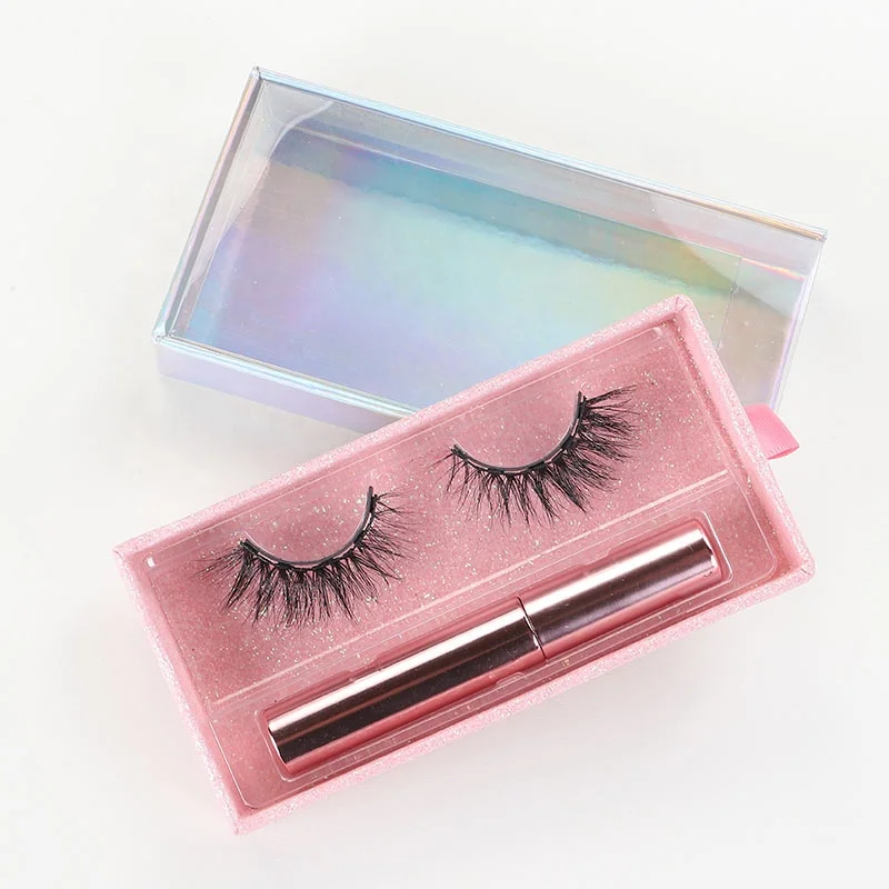 

magnetic eyelashes private label magnetic lahes with liner 3d 100% real mink eyelashes customized packaging box lashes magnetic