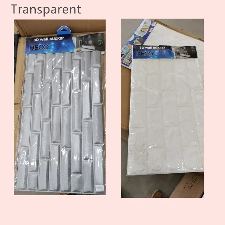 Wall Mural Photo Wallpaper 3D 5*5 Cm Mirror Stickers Soundproof Brick 3D Wallpaper