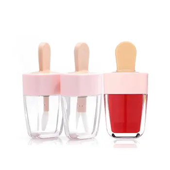 5ml Custom Cute Unique Cosmetic Lipgloss Container Ice Cream Popsicle ...