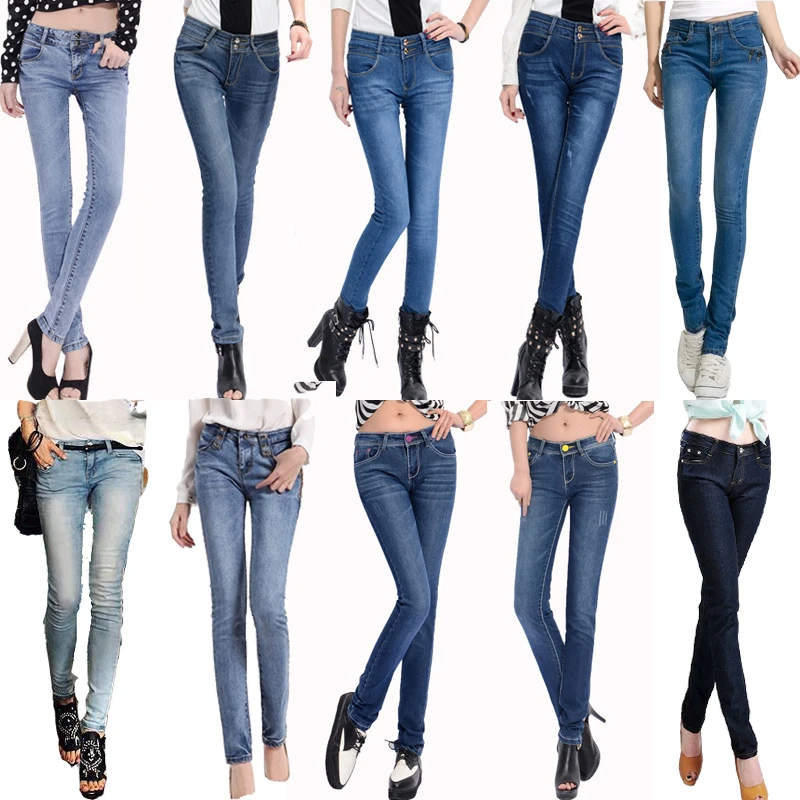 

Mix style mix color fashion Women's Stock Jeans Trousers stock