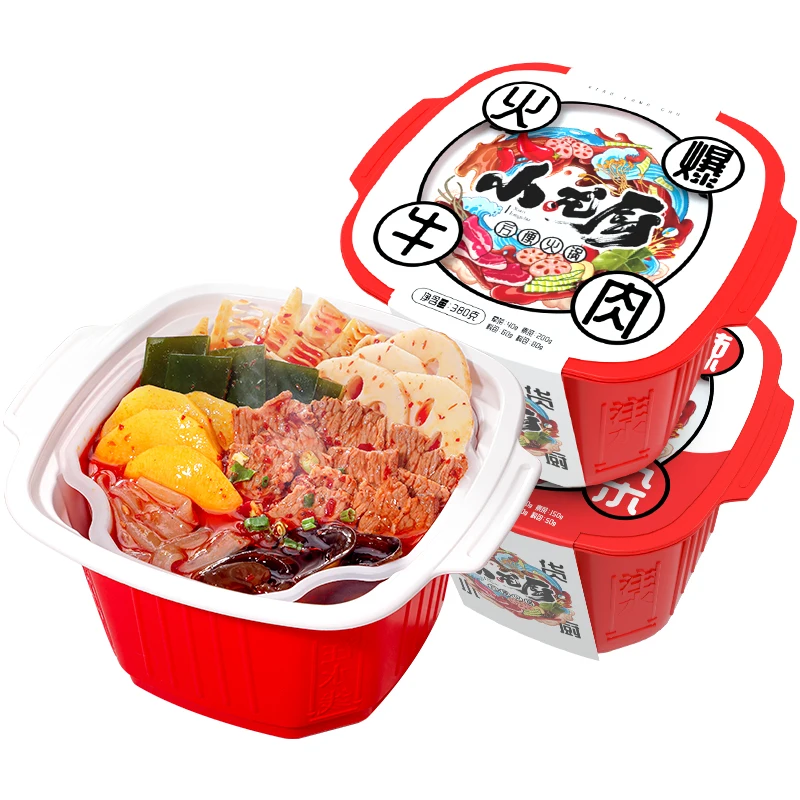
Sichuan Spicy Beef Instant Hotpot Self Heating Food Hot Pot 