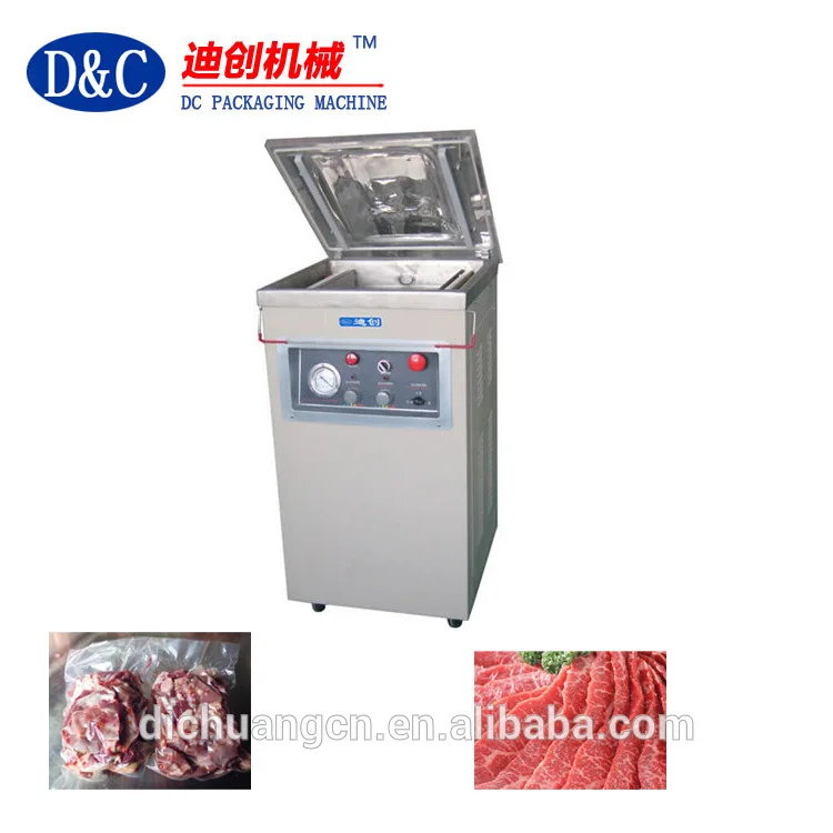 .DZ-400 automatic vacuum packaging machine and vacuum sealing machine for food/vegetable/rice noodles/meet/frozen fish