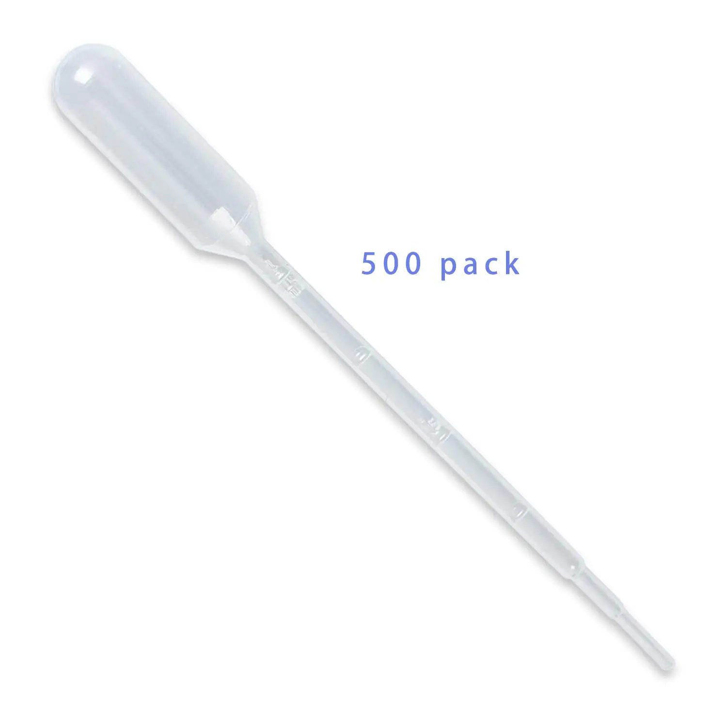 Scientific Clear 1ml Pack Of 500 Premium Disposable Plastic Eye Dropper