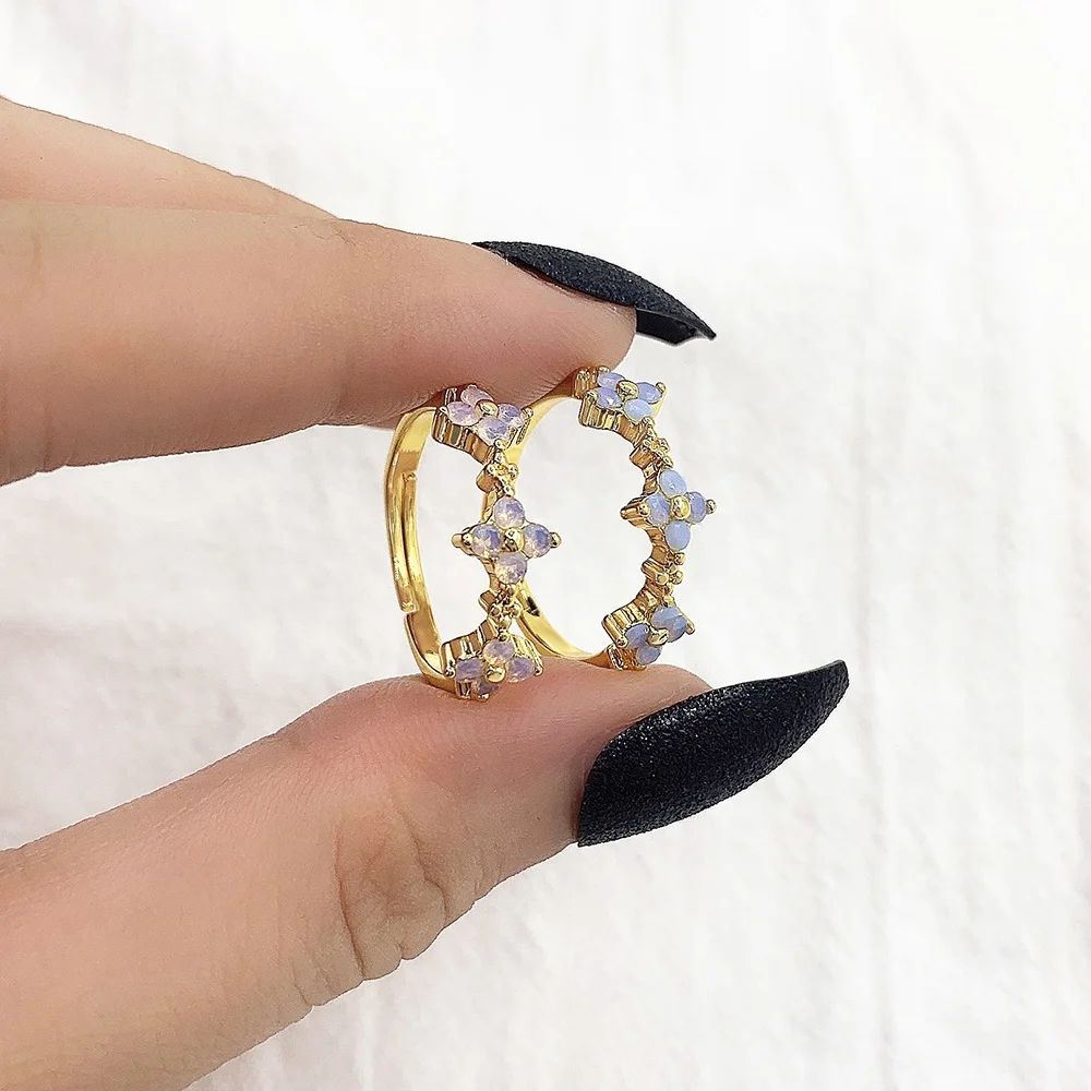 

Wholesale Factory Price Cubic Zirconia Rings Jewelry Gold Plated Rings