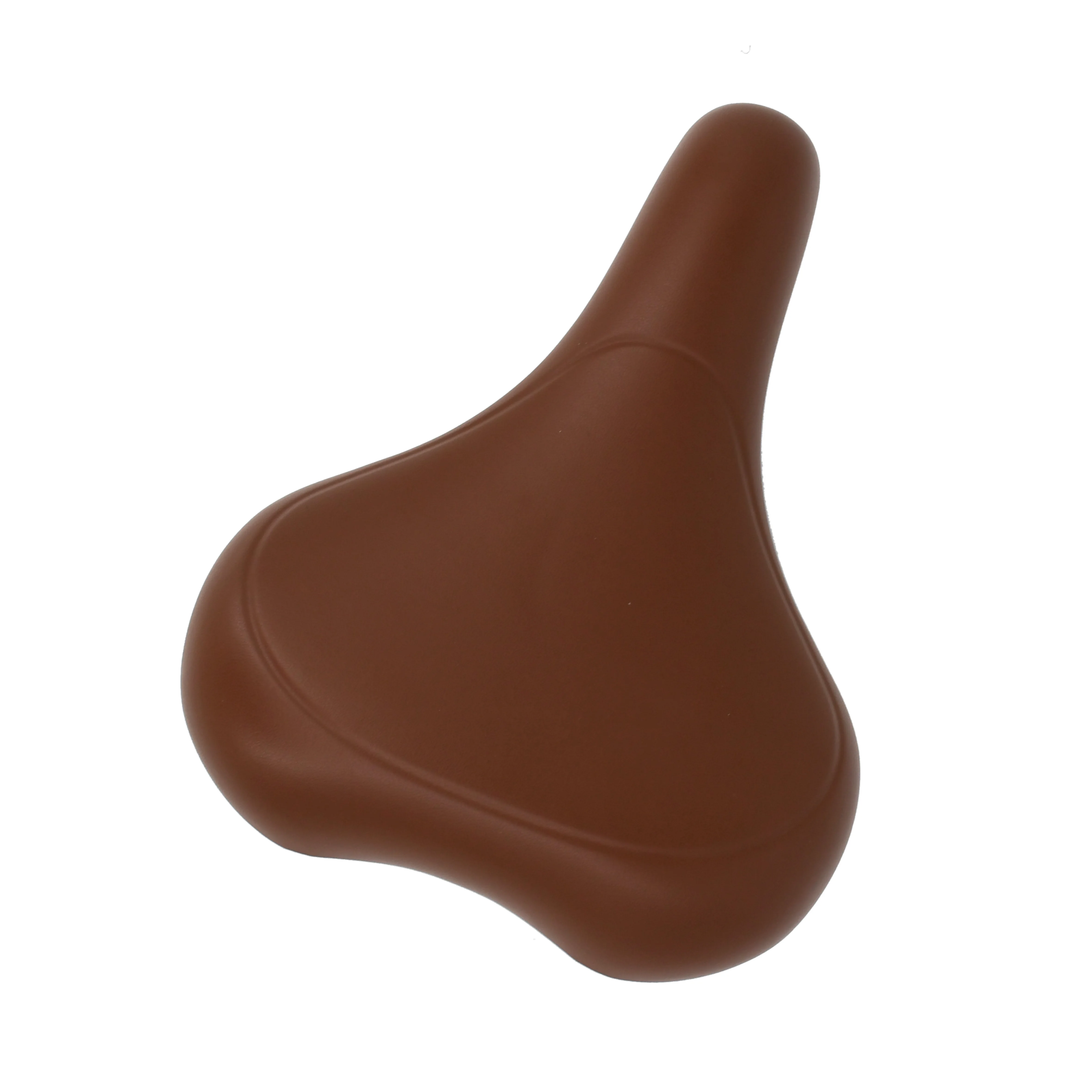 Retro Leather Brown Bicycle Saddle Bike Seat For Road Bike Beach