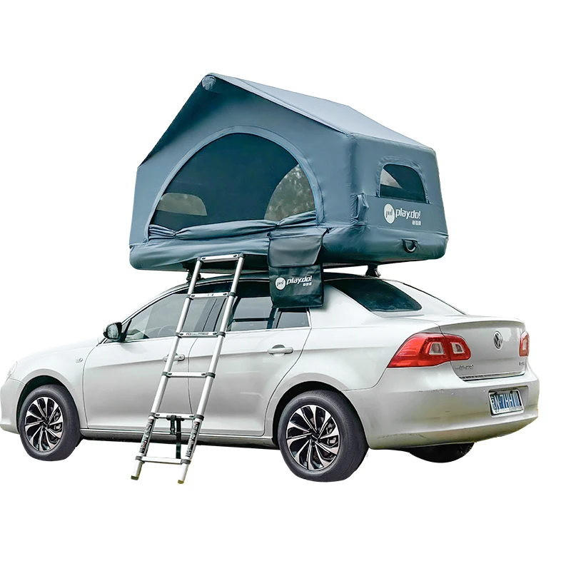 Other OEM Portable Glamping Outdoor Tents Shell Wing Large Internal Best Seller Inflatable Roof Top Tent Water Proof Rooftop