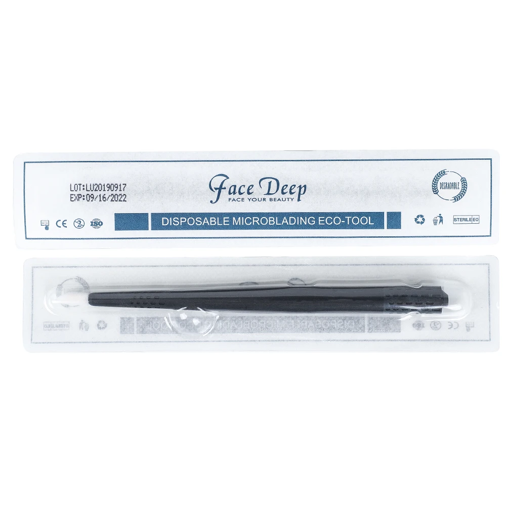 

New Item Biodegradable Universal Holder Microblading Hand Tool With All Kinds Of Blades, Dark blue degradable biomaterial, use with all blades