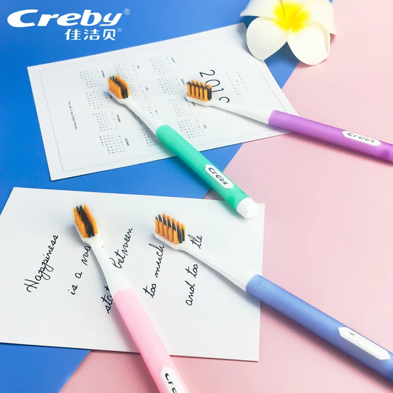 
Supplier low cost private label adult natural oral orthodontic toothbrush 