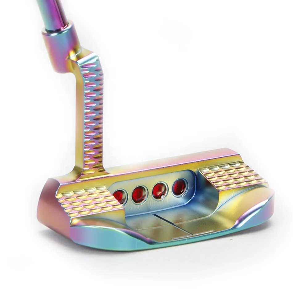 

wholesale oem cheap forged golf club men right handed 33 34 35 sizes colored golf Putter, Colour