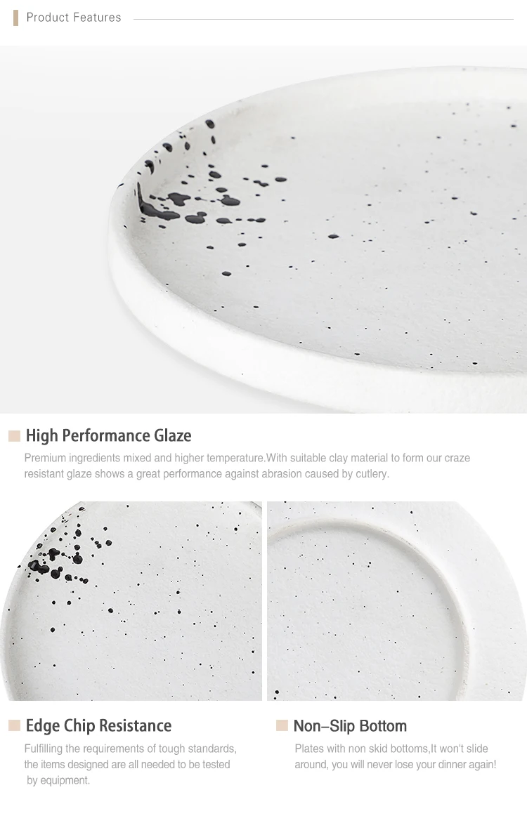 28ceramics Hotel Tableware 8/10/12 Inch Ceramic Dinner Plates In Sets, Plates Ceramic Tableware Plate For Restaurant Ceramic&