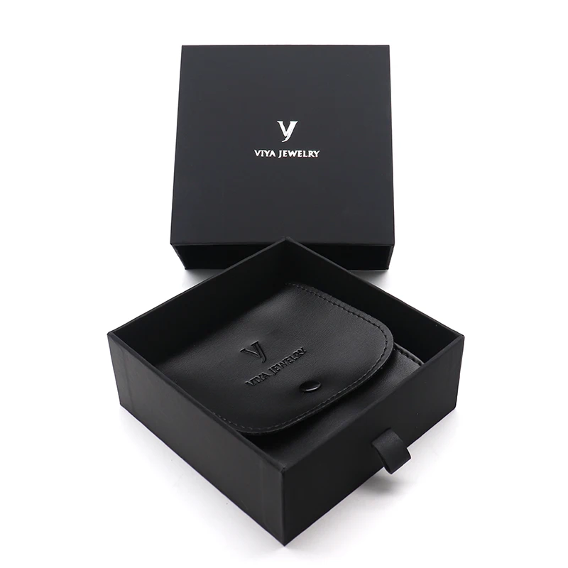 

Wholesale Custom Brand Luxury Jewelry Box Bracelet Gift Black Box, Customized