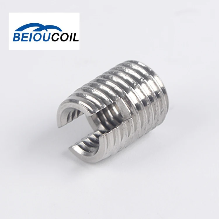 Custom Aluminium Ensat 302 Self Tapping Threaded Inserts M8 For Metal