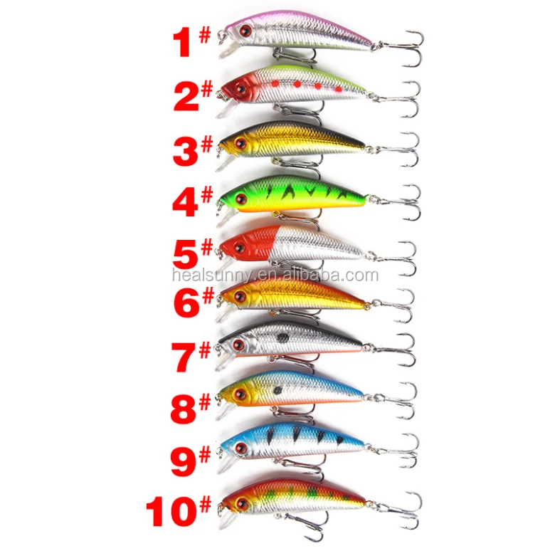 

Wholesale Custom Simulation Fishing Lures Outdoor Fish Hook, Colors