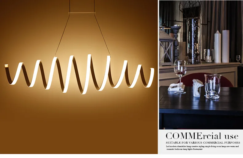 Hot post-modern led chandelier minimalist living room Nordic dining room decoration design lamp chandelier