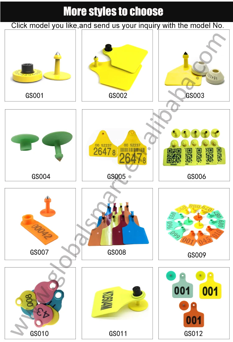 plastic rfid rabbit ear tag