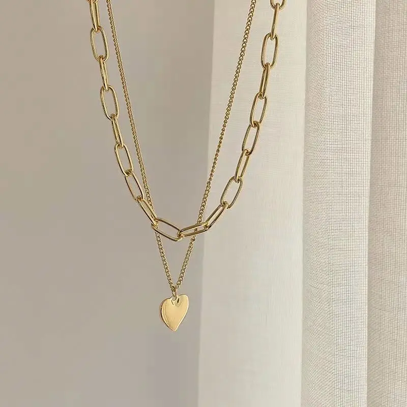 

Jewelry Gold Boho Choker Fashion Necklaces Plated Layera Necklace