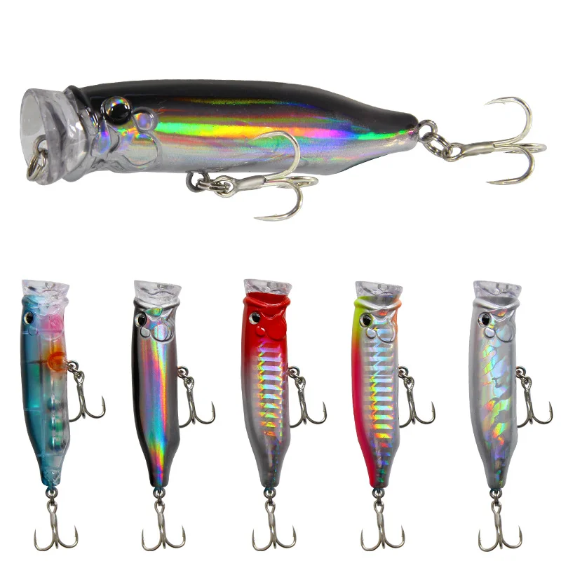 

2021 Amazon Hot Sales Wholesale 70mm Luya 9.4g popper lure, 5 colors