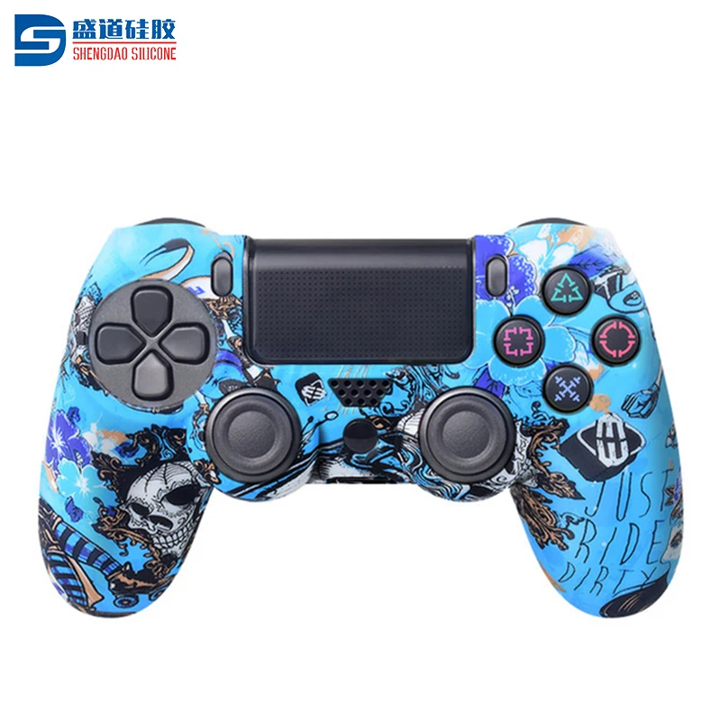 

Wholesale PS5 Original Silicone Consola Manette Skin Console Case Wireless Controller Cover For Games Playstation 5, Graffiti