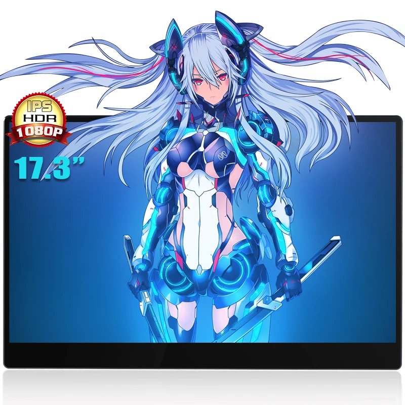 

Metal Case Fhd 1080p Touch Screen Uitra Thin Hd Portable Monitor Multi Interactive for Game Flat Capacitive Black IPS Laptop LED
