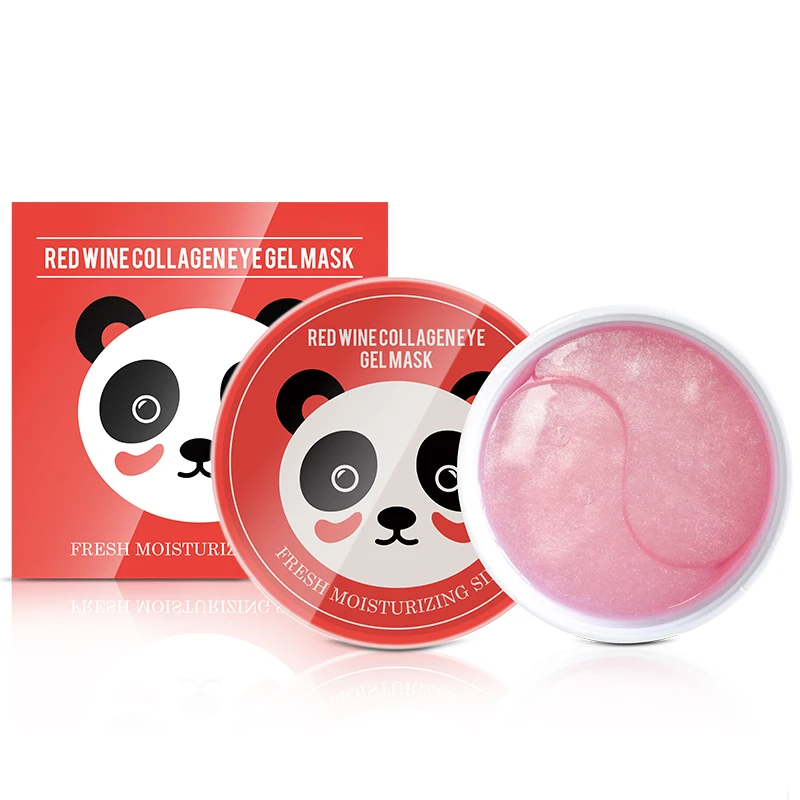 

Transparent Red Eye Mask 60 Pairs Nourishing Collagen Eye Mask Moisturizing Factory Wholesale