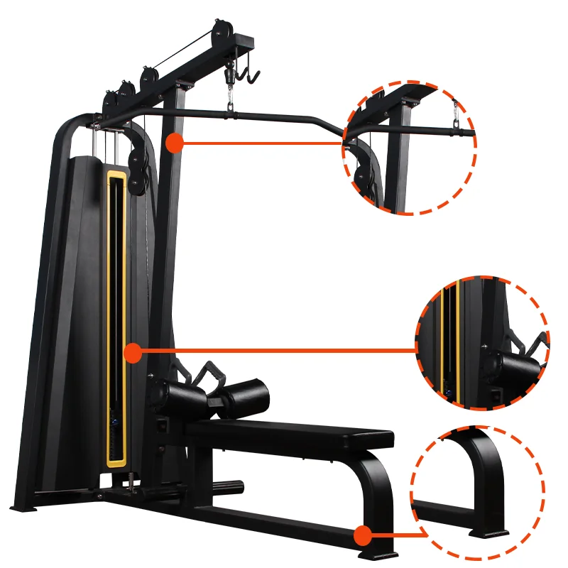 

Hot sale high quality gym fitness equipment Lat Pull Down&low row, Customized