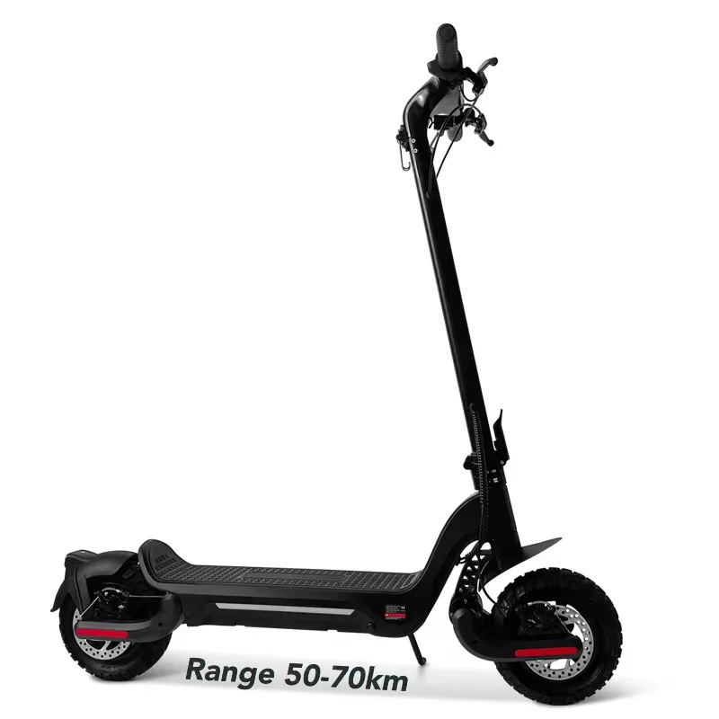 

EU Warehouse dual drive New Electric Scooter 800W 48v 15ah battery Foldable Two Wheel fast speed 45kmh 10inch Fat Tire scooter