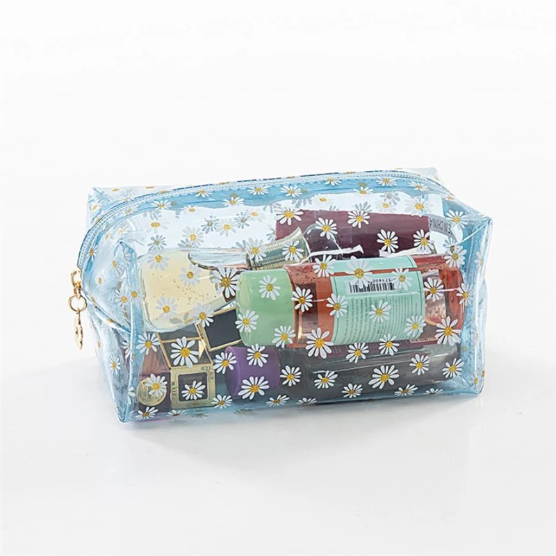 

PVC Wholesale Small Transparent Waterproof Makeup Cosmetics Bag, 4 colors