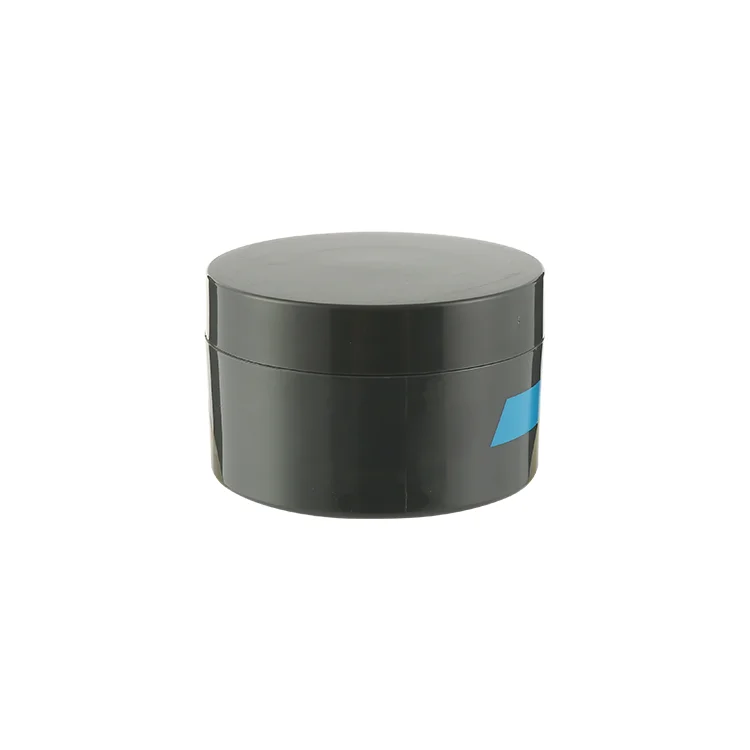 Hair Care Black Round Cosmetic Container 30g 50g 100g Pet Plastic Jar Buy Pet Plastic Jar