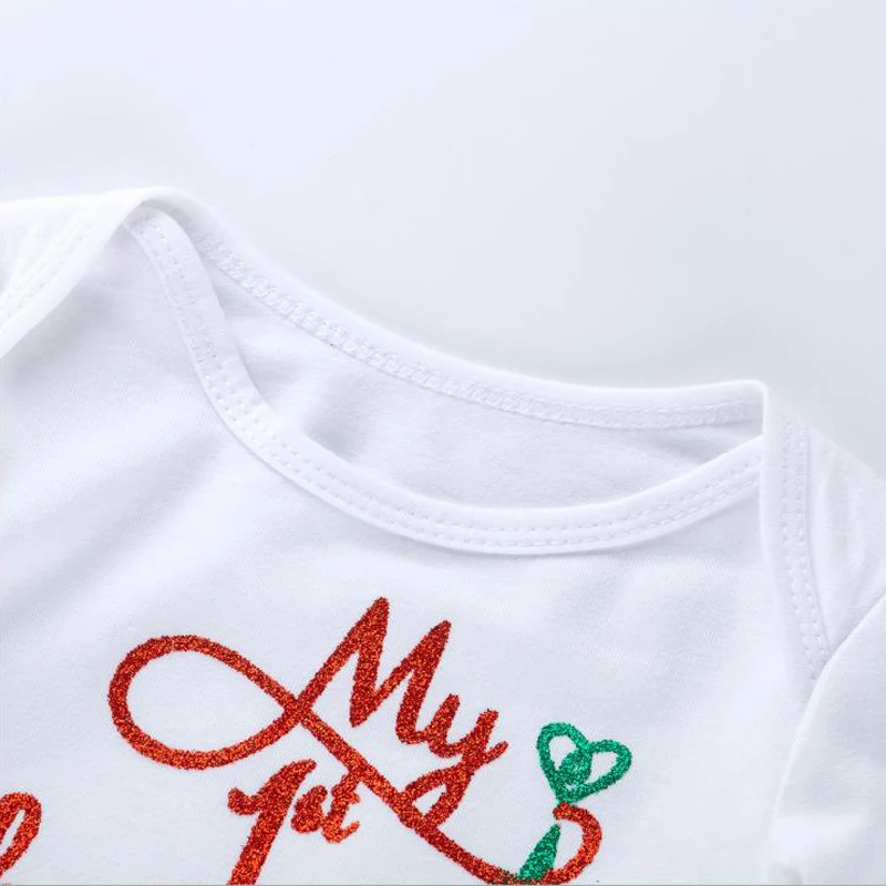 
2020 Good Selling Christmas Baby Skirts Festival Xmas Ornament New Born Baby Dress in Winter 