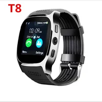 

T8 Smart Watch With Camera Blue tooth Facebook Whatsapp Support SIM TF Card Call Smartwatch