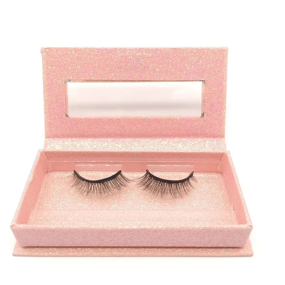 

Customized own band high quality lashes 6 magnetic 3d eyelashes 10mm15mm, Natural black eyelashes