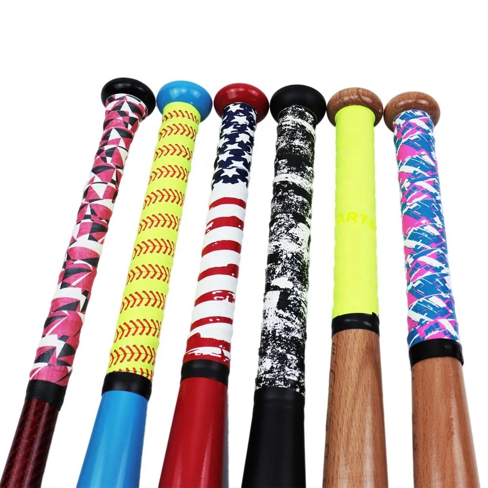 Custom 1.10mm PU Leather Baseball Bat Grip Tape Design Your Own Logo