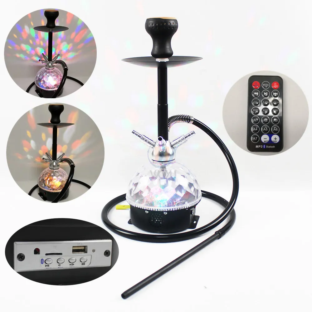 

Hookahs usb music play LED disco stage lights shisha narguile hookah