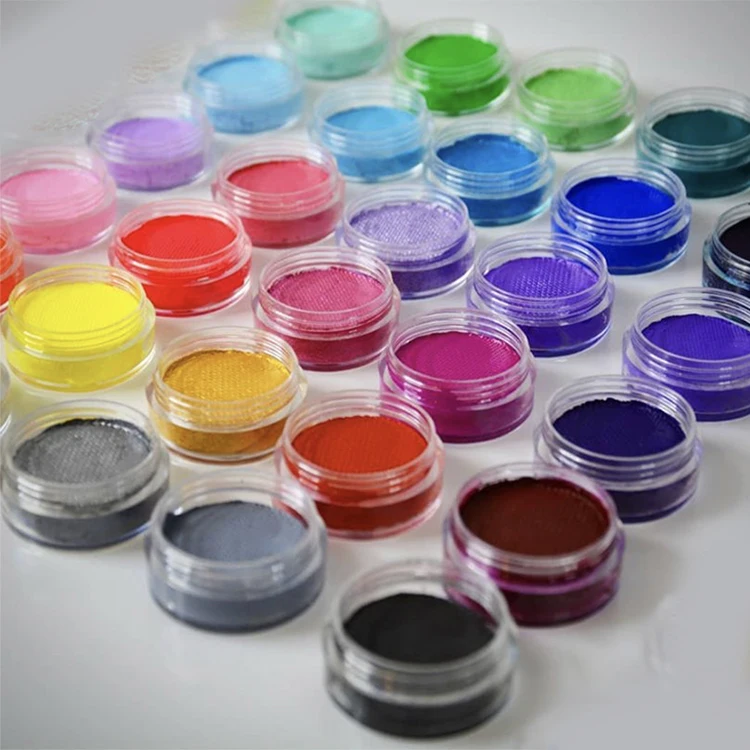 

Private Label Neon UV Pastel Cake Liners High Pigment Water Activated Eyeliner Face Paint Makeup Single Cake Eye Liner, 20 colors
