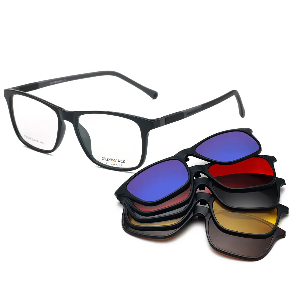 

Men Women TR90 Magnetic clip on polarized Sunglasses uv 400 protection Eyeglasses Frames