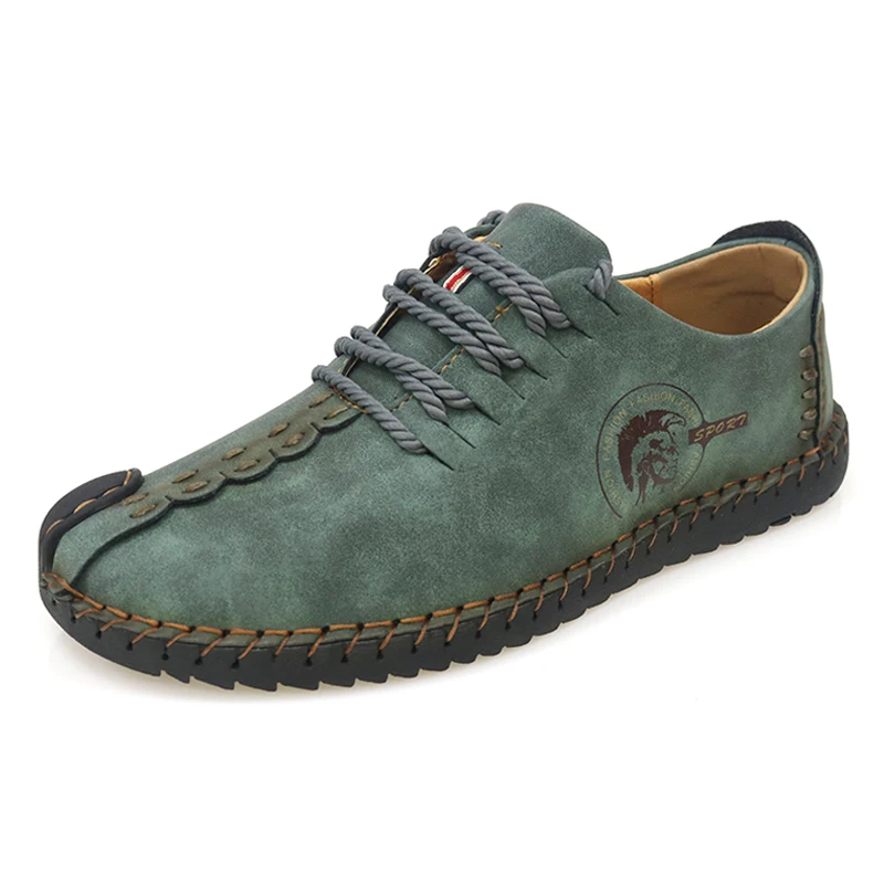 

Split Leather Men's Casual Shoes Size  Men Loafers Shoes for driving men shoes