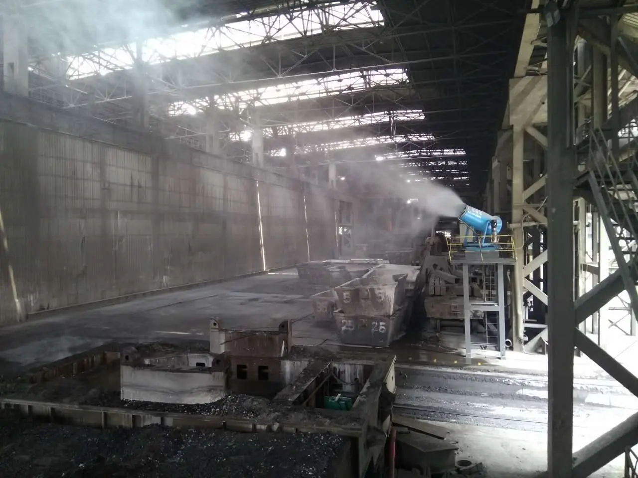 
Remote Control High pressure air water cannon,Industrial humidifier 