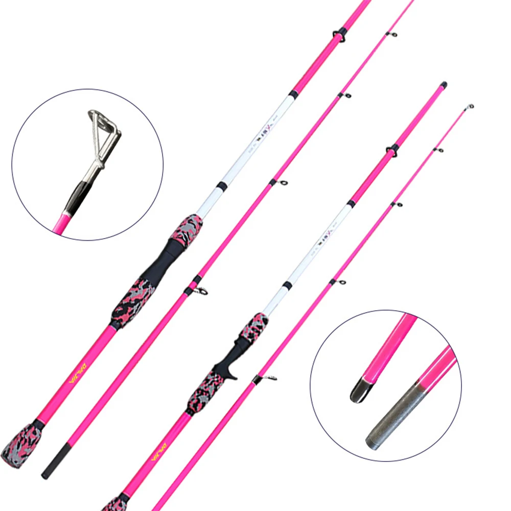 

Newbility 2 sections 1.8m 2.1m spinning fishing rods oem ultra light rod, Customizable