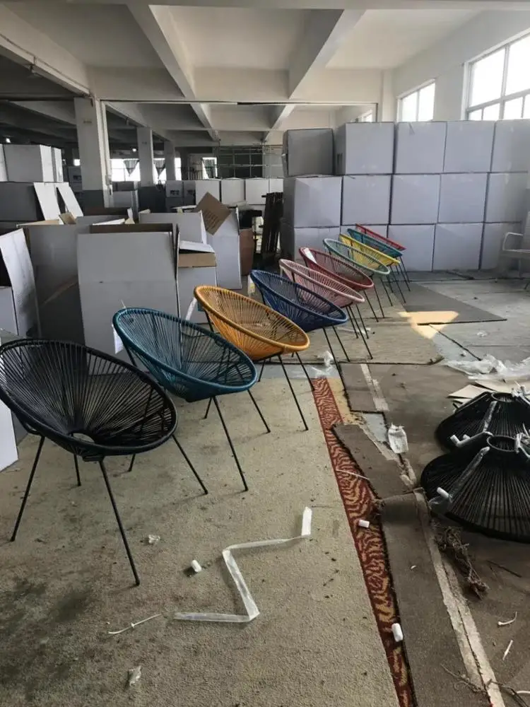 
Wholesale Indoor Outdoor Steel Wicker Patio Acapulco chair 