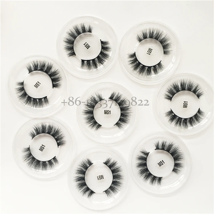 

Mink Lashes 3D Mink Eyelashes 100% Cruelty Free 10mm 12mm M61 Lashes Handmade Reusable Natural Eyelashes Popular False Lashes
