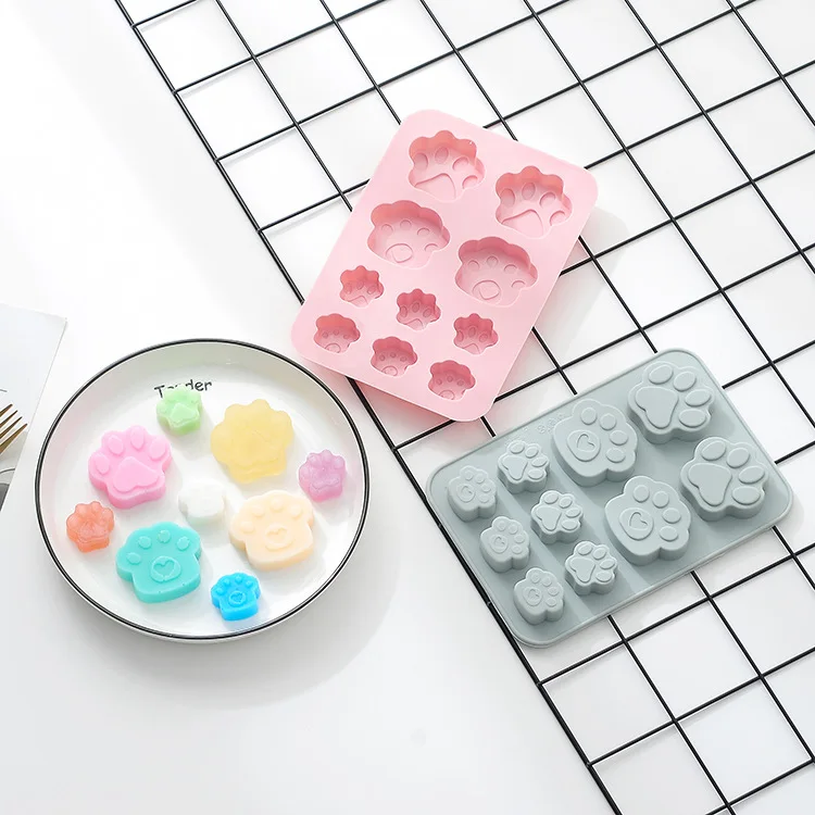 

Silicone Flower Shaped Chocolate Ice Tray Mold 8 with Small Flower Tulip Chocolate Mold Candy Mold, 2 colors