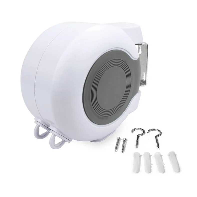 

Outdoor PVC Retractable Clothesline Drying Line For Clothes