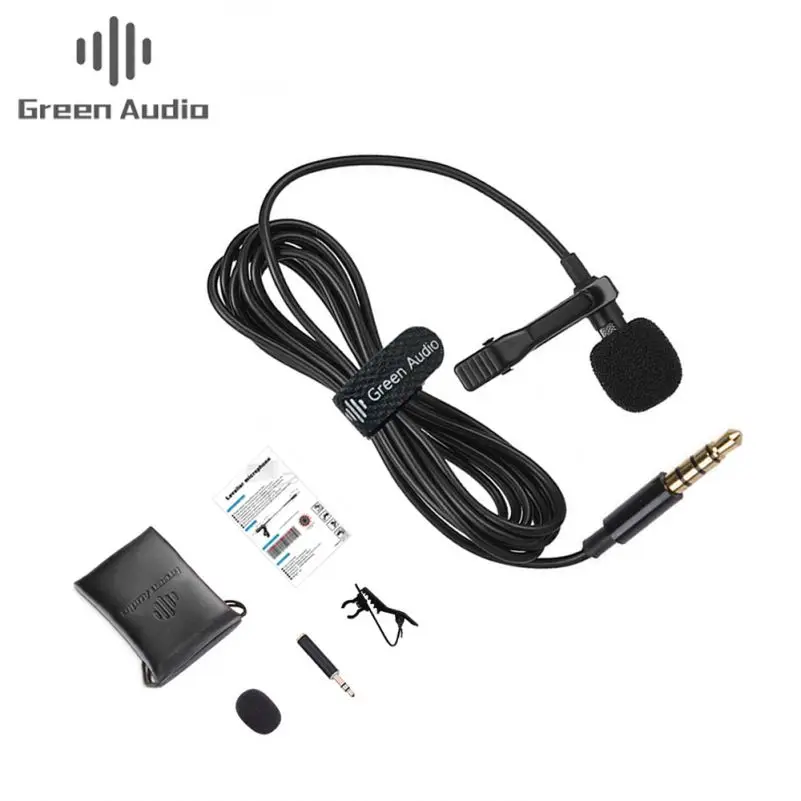 

GAM-140 New Design Mini Mic Wired Lavalier Collar Tie Clip Microphone With Great Price