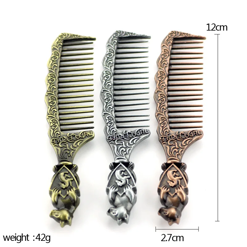 

yue Hot Selling Game of Thrones Hair Brush Comb metal Cushion Hair Brush Hair Comb