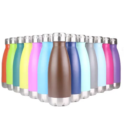 

2020 New features great gift cola shaped stainless steel water bottle, Customized color acceptable