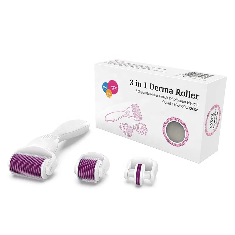 

3 in 1 DRS derma roller set with titanium needle