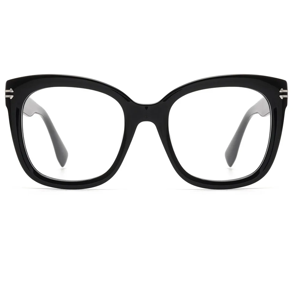 

Ready stock hand made Acetate eyewear newest design acetate glasses frames custom logo optical frames, 4 colors