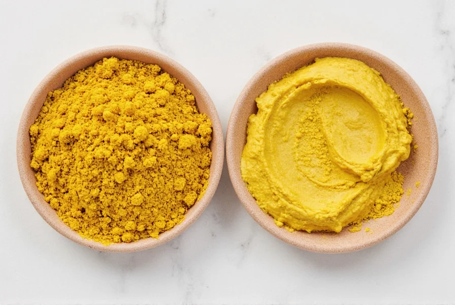 Close-up of mustard seed powder